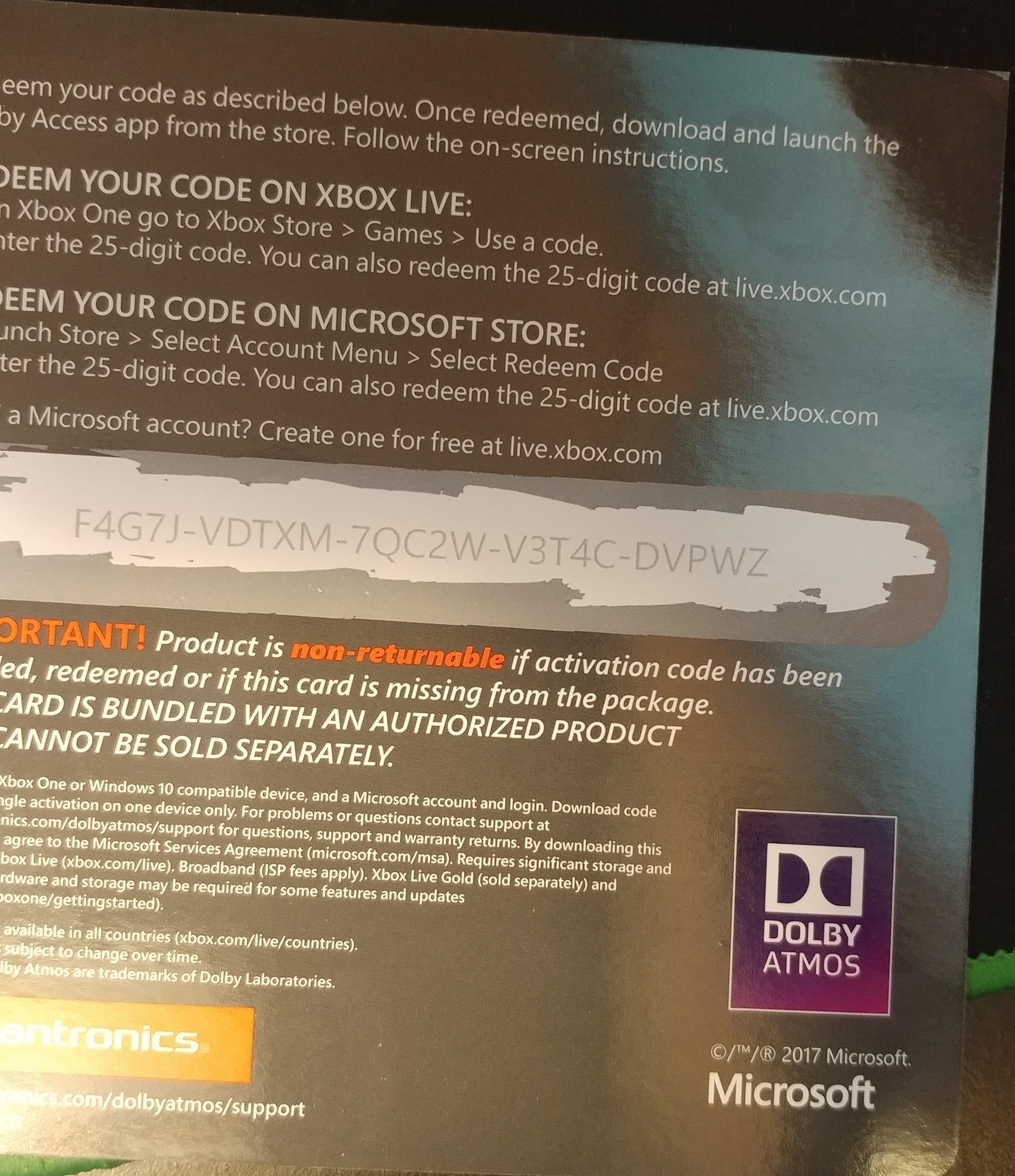 Dolby Atmos Redeem Code Free Download Smithbrown - roblox assassin radio codes